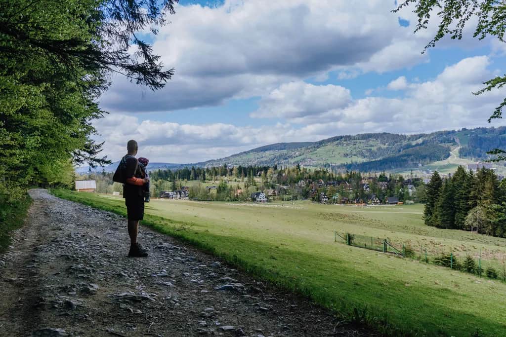 Droga pod Reglami - popularna trasa biegowa w Zakopanem