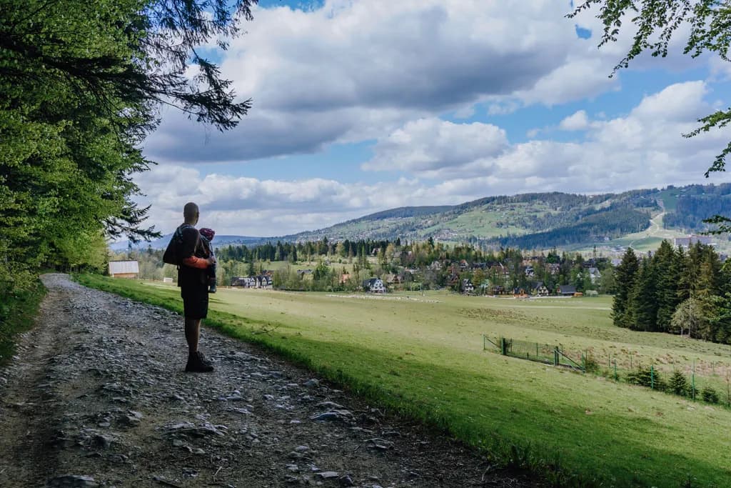 Droga pod Reglami - popularna trasa biegowa w Zakopanem